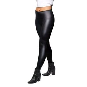 Faux Leather Stretch Leggings
